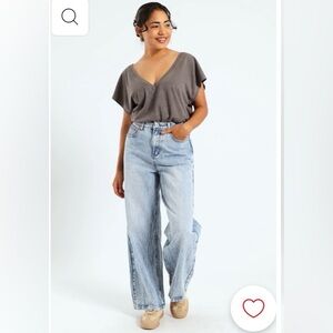 NWOT High-Waisted Light Blue Jeans